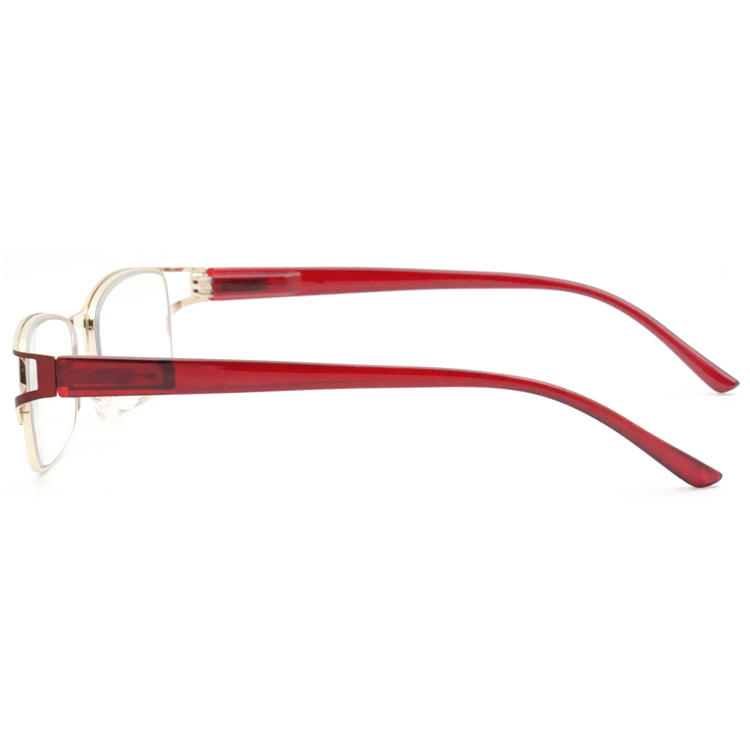 Dachuan Optical DRM368031 China Supplier Browline Metal Reading Glasses With Spring Hinge (14)